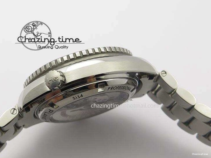 0507 Planet Ocean SS Bp Maker 45mm Black Bezel On SS Bracelet A OnTrend 8218